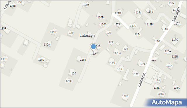 Latoszyn, Latoszyn, 124c, mapa Latoszyn