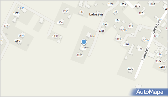 Latoszyn, Latoszyn, 126, mapa Latoszyn