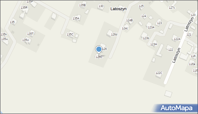 Latoszyn, Latoszyn, 126C, mapa Latoszyn