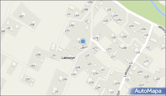 Latoszyn, Latoszyn, 126f, mapa Latoszyn