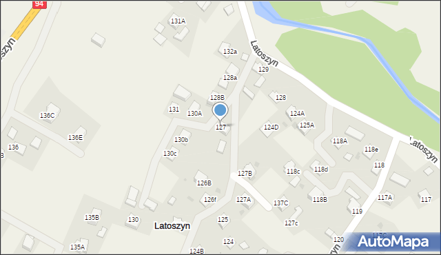 Latoszyn, Latoszyn, 127, mapa Latoszyn