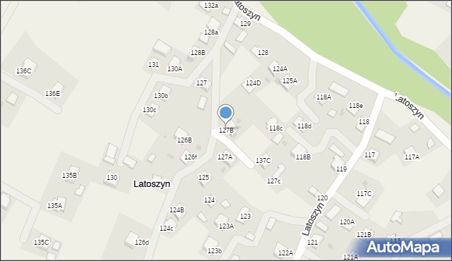 Latoszyn, Latoszyn, 127B, mapa Latoszyn