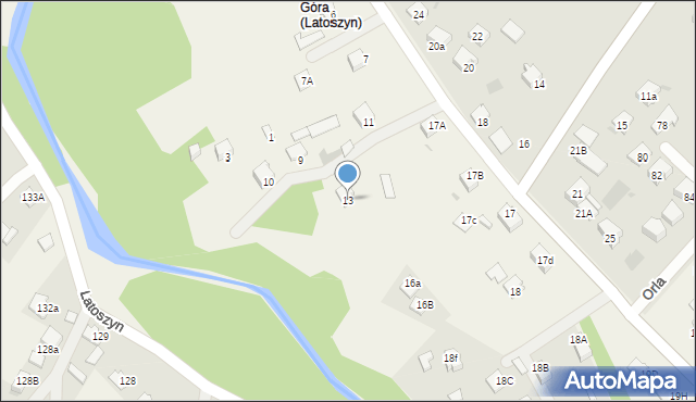 Latoszyn, Latoszyn, 13, mapa Latoszyn