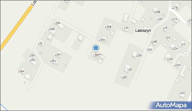 Latoszyn, Latoszyn, 135C, mapa Latoszyn