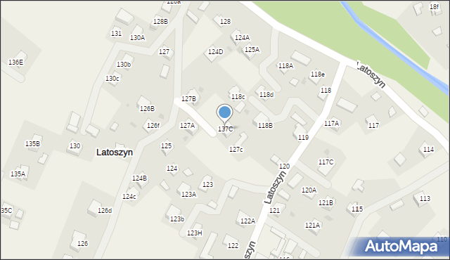 Latoszyn, Latoszyn, 137C, mapa Latoszyn