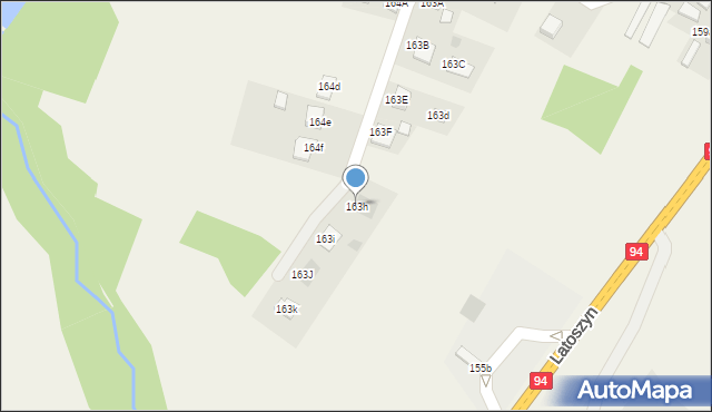 Latoszyn, Latoszyn, 163h, mapa Latoszyn