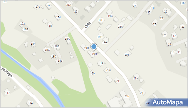 Latoszyn, Latoszyn, 19H, mapa Latoszyn