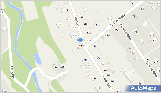 Latoszyn, Latoszyn, 25, mapa Latoszyn