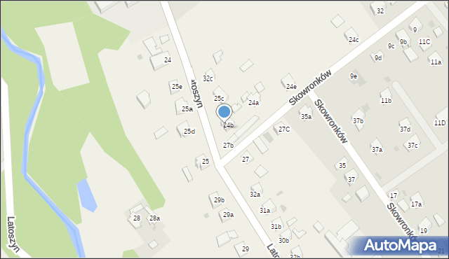 Latoszyn, Latoszyn, 25b, mapa Latoszyn