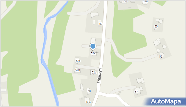 Latoszyn, Latoszyn, 52e, mapa Latoszyn