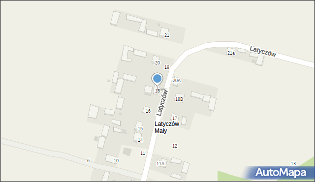 Latyczów, Latyczów, 18, mapa Latyczów