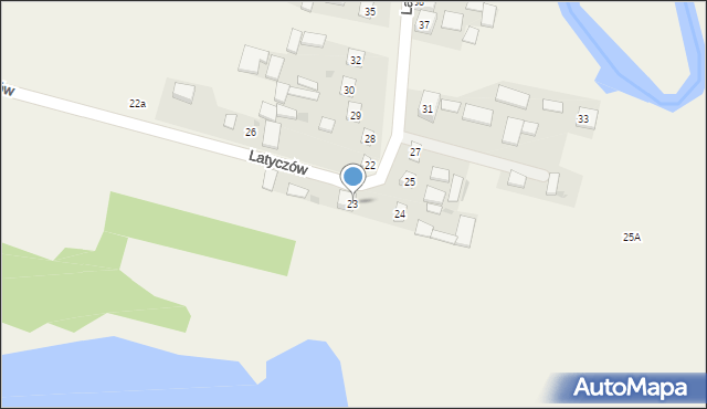 Latyczów, Latyczów, 23, mapa Latyczów