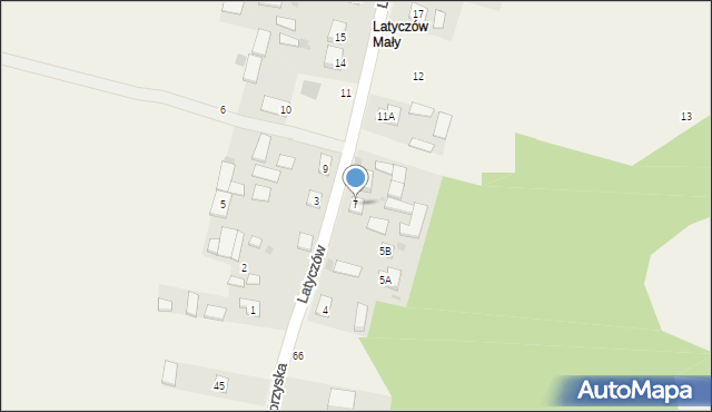 Latyczów, Latyczów, 7, mapa Latyczów