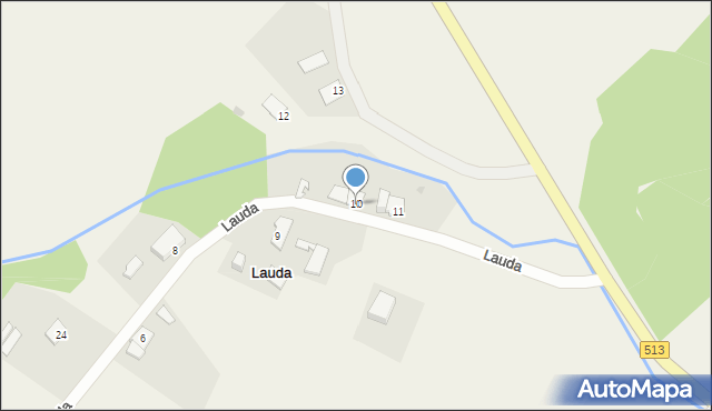 Lauda, Lauda, 10, mapa Lauda