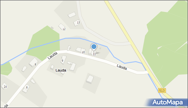 Lauda, Lauda, 11, mapa Lauda