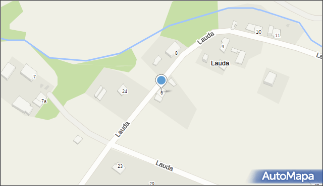 Lauda, Lauda, 6, mapa Lauda