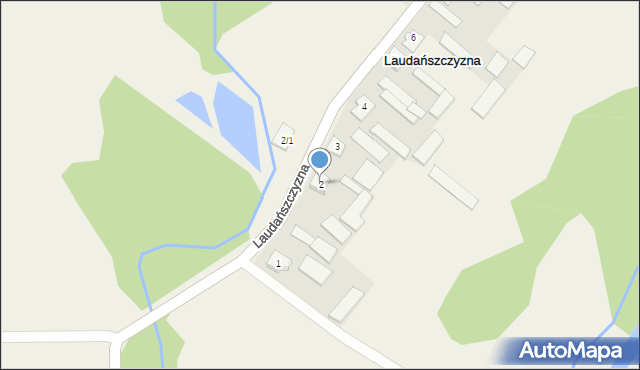 Laudańszczyzna, Laudańszczyzna, 2, mapa Laudańszczyzna