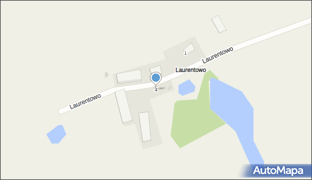 Laurentowo, Laurentowo, 4, mapa Laurentowo