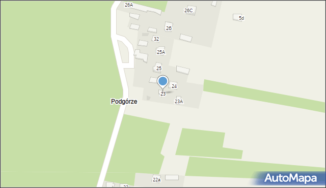 Ławnica, Ławnica, 23, mapa Ławnica