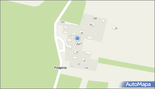 Ławnica, Ławnica, 25A, mapa Ławnica