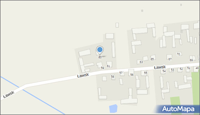 Ławsk, Ławsk, 60, mapa Ławsk