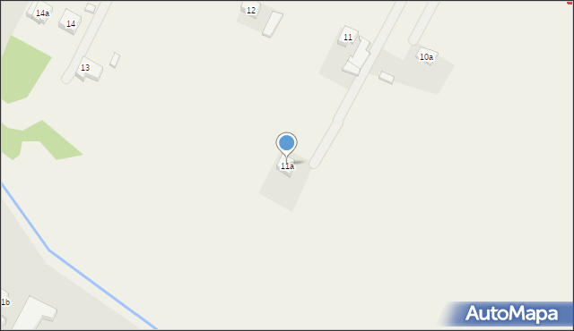 Łążek, Łążek, 11a, mapa Łążek