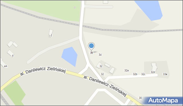 Łazieniec, Łazieniec, 36, mapa Łazieniec