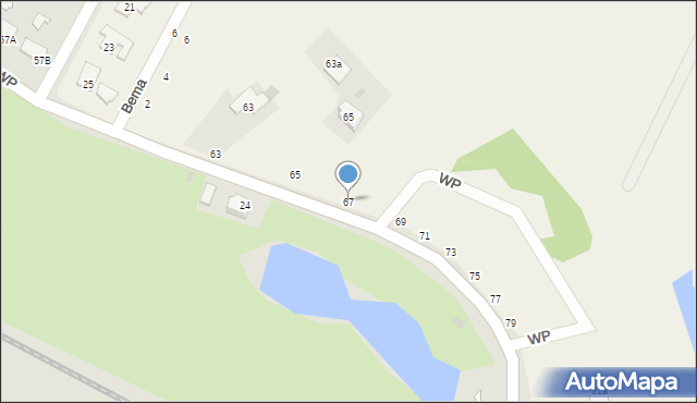 Łazieniec, Łazieniec, 67, mapa Łazieniec