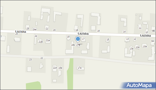 Łaziska, Łaziska, 17B, mapa Łaziska