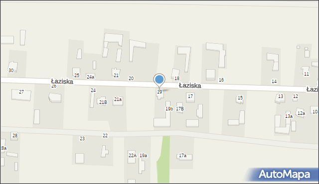 Łaziska, Łaziska, 19, mapa Łaziska