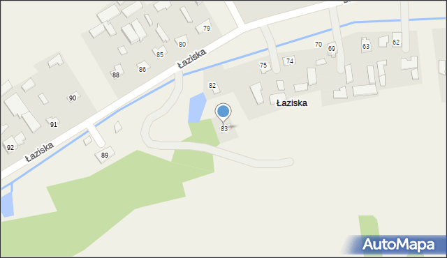 Łaziska, Łaziska, 83, mapa Łaziska