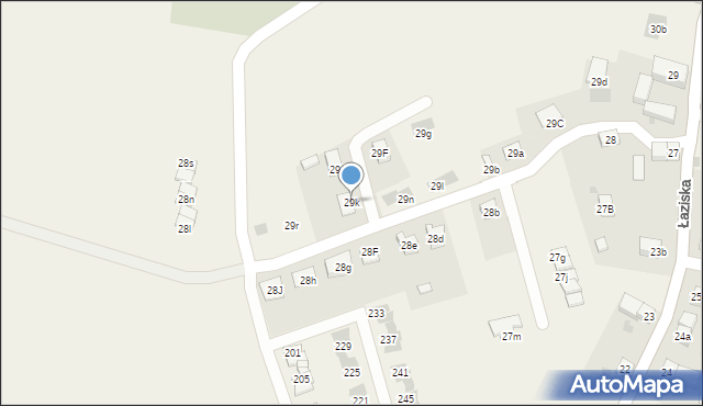 Łaziska, Łaziska, 29k, mapa Łaziska