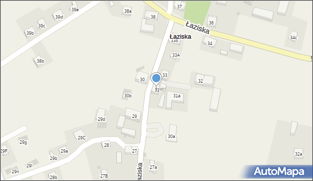 Łaziska, Łaziska, 31, mapa Łaziska