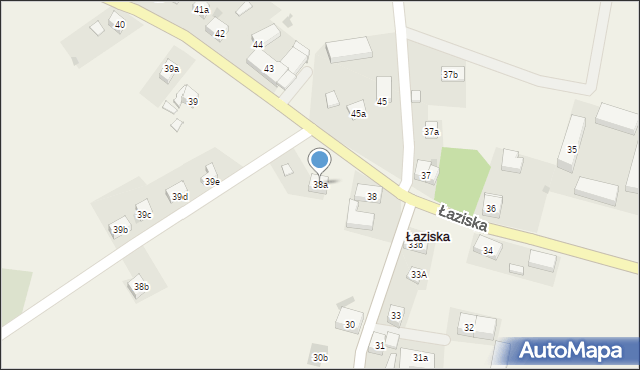 Łaziska, Łaziska, 38a, mapa Łaziska