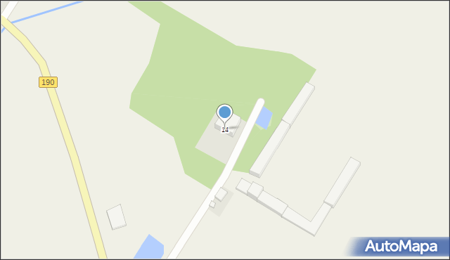 Łaziska, Łaziska, 14, mapa Łaziska