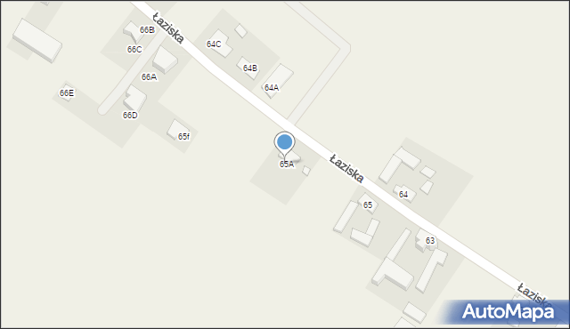 Łaziska, Łaziska, 65A, mapa Łaziska