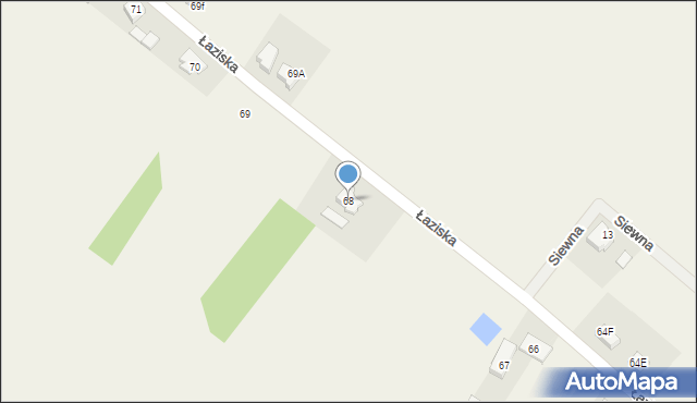 Łaziska, Łaziska, 68, mapa Łaziska