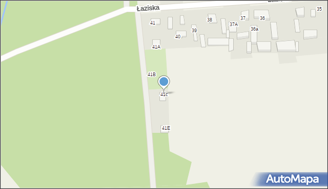 Łaziska, Łaziska, 41c, mapa Łaziska