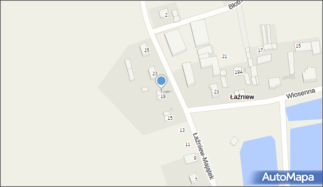 Łaźniew, Łaźniew-Majątek, 21, mapa Łaźniew