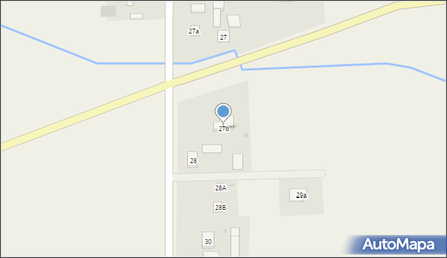 Łazy, Łazy, 27b, mapa Łazy