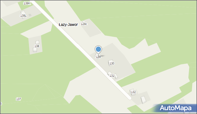 Łazy, Łazy, 129, mapa Łazy