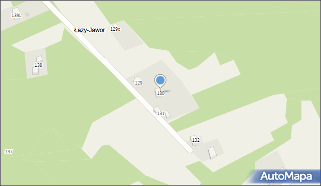 Łazy, Łazy, 130, mapa Łazy