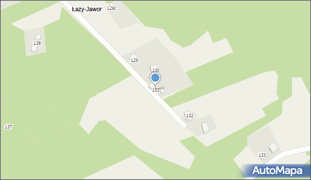 Łazy, Łazy, 131, mapa Łazy