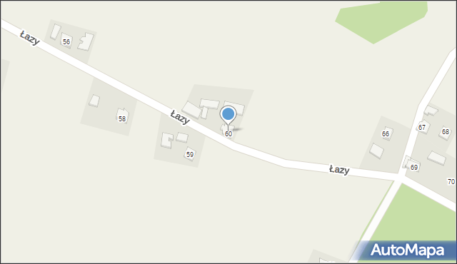 Łazy, Łazy, 60, mapa Łazy