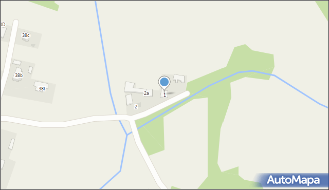 Łazy, Łazy, 1, mapa Łazy