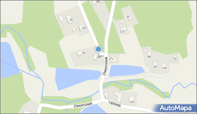 Łazy, Łazy, 108, mapa Łazy