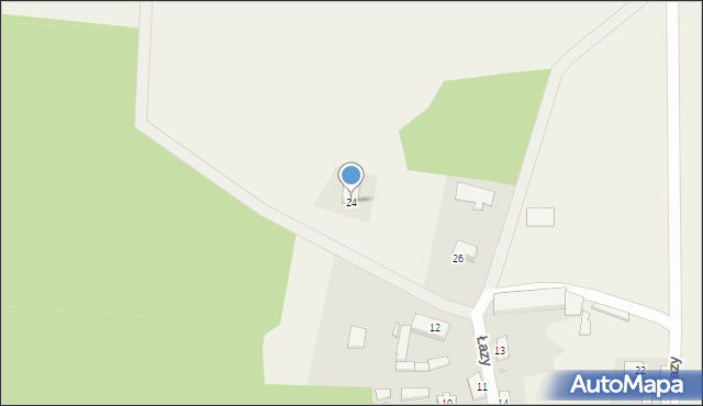 Łazy, Łazy, 24, mapa Łazy