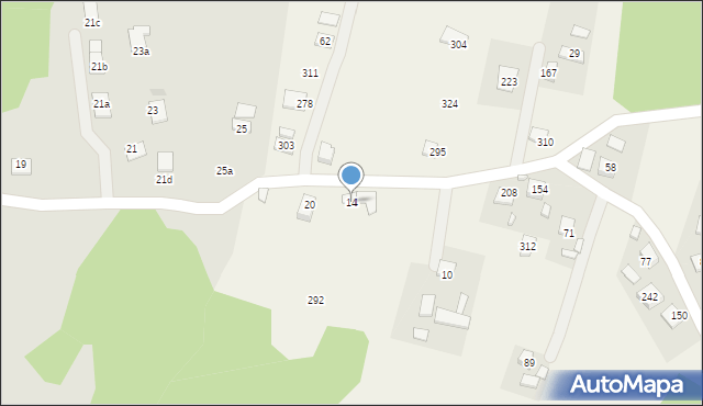 Łazy Biegonickie, Łazy Biegonickie, 14, mapa Łazy Biegonickie