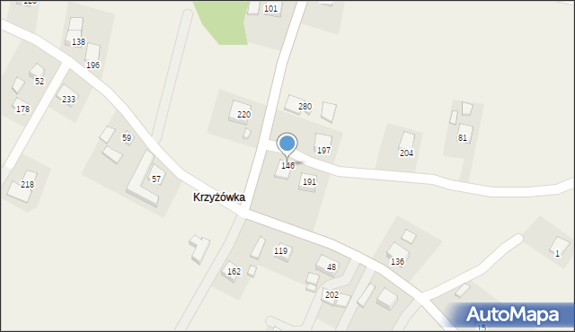 Łazy Biegonickie, Łazy Biegonickie, 146, mapa Łazy Biegonickie