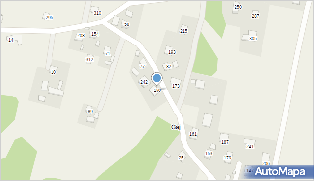 Łazy Biegonickie, Łazy Biegonickie, 150, mapa Łazy Biegonickie